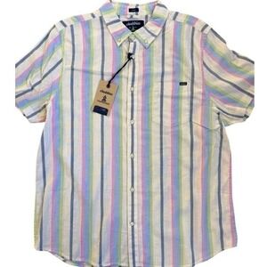 NWT Chubbies Men's The Soft Serve Resort Weave Friday Shirt Short Sleeve Medium
